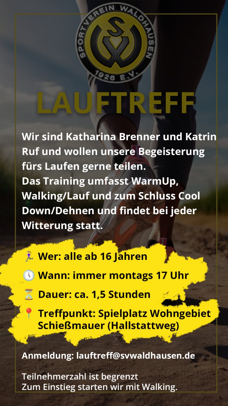 Read more about the article Ab sofort Lauftreff beim SVW