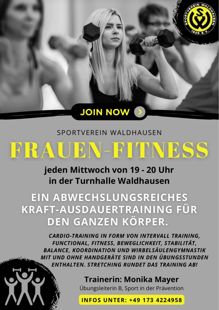 Mehr über den Artikel erfahren Frauen Fitness jeden Mittwoch