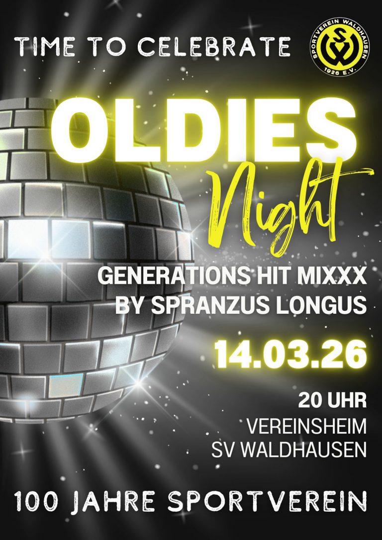 Mehr über den Artikel erfahren Oldies Night im Vereinsheim